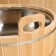 Gang made of linden, 17 l, two -handed, stainless insert