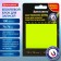 Block with a sticky edge of 76*76mm Brauberg 100l Besecles Electrostat, Yellow 115210