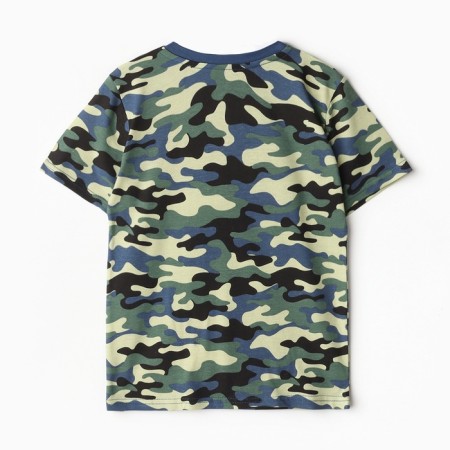 T -shirt children's, blue color, height 110 cm-3