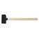 Sledgehammer castle, 4 kg, wooden handle
