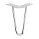 Furniture support Cappio OP06, h = 150mm, d = 8 mm.11*11, color chromium color