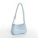 Bag Women's Cross-Bodi with a zipper, blue color