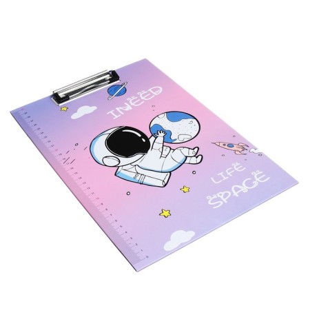 Tablet with a pressing format A4 Cardboard "Cosmonaut", mix-6