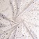 Losk atlas, white with golden stars, 100 × 150 cm