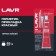 Lavr Red RTV sealant, red, high-temperature, silicone, 85 g, LN1737