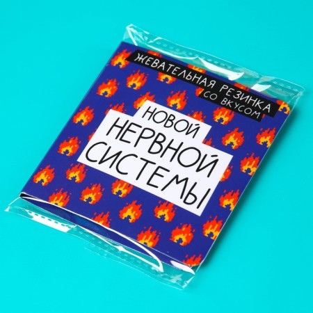 Chewing gum in the postcard of the "New Nervous System", 1 pc. x 1.36 g.-6