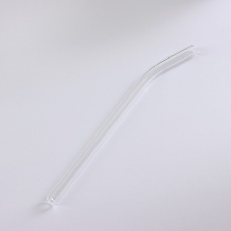Glass glass with a lid and a “type” pipe, 350 ml, color mix-9