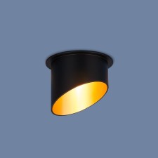 Building lamp 7005, 50 watts, MR16, color gold, black, d = 60mm
