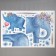 Interior plastic sticker "Blue Elephants" 60x90 cm