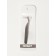 Pinzet No. 3 Narrow curved 9*1cm silver zip QF