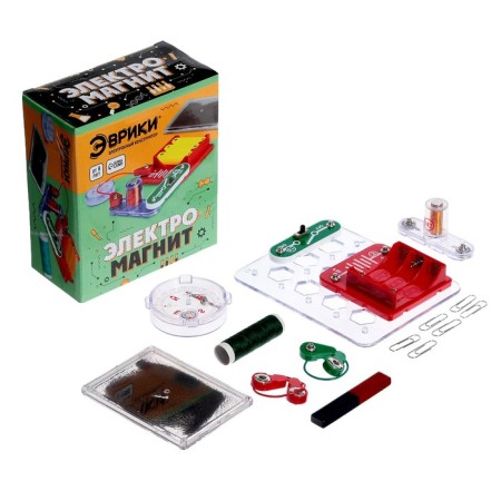 Electronic designer "Electromagnet", 5 in 1, 16 elements-1