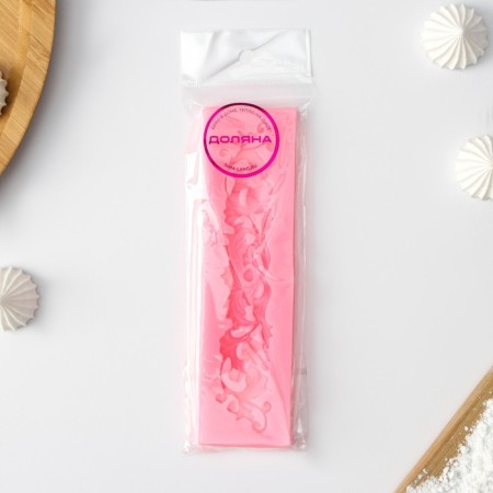 Mold Dolyana "Lepnin", silicone, 13.5 × 3.5 cm, color mix-5