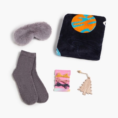 New Year's gift set "Space", blanket and accessories-1