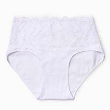 Women's panties, white color, size 58-60