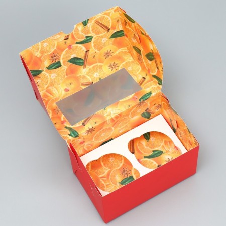 Folding box with bilateral application of the Sweet New Year 16 x 10 x 10 cm, New Year-2