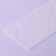 Chocolate form "Topropolitan Leaf", silicone, 3 cells, 23 × 11 × 0.3 cm, white color