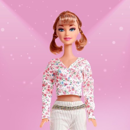 Rostov doll "Zhenya" sound, height 57 cm, in a suit-1