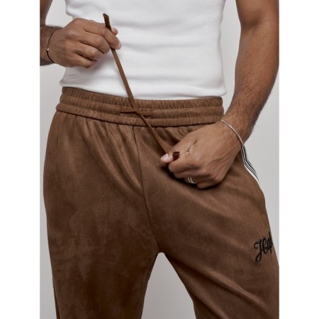 Joggers are sports male, size 50, brown color-9