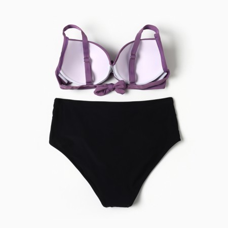 Separate female swimsuit, purple color, size 52-4