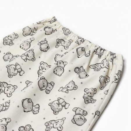 Pants children, gray/bears, height 62 cm-1