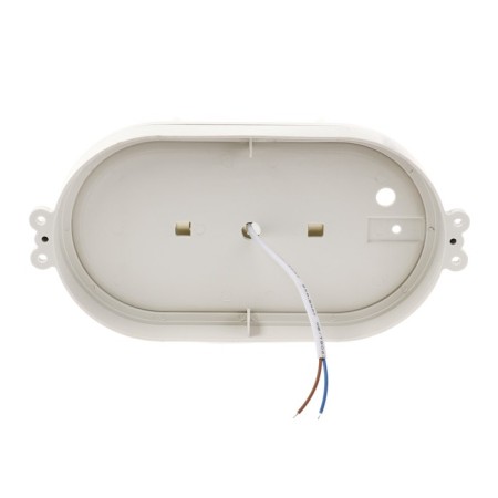 LED LEC lamp, 6 W, IP54, 6500K, 220V, oval, plastic, white-3