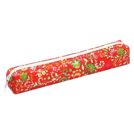 School Penal on the zipper Calligrata "Flowerers", mix-2