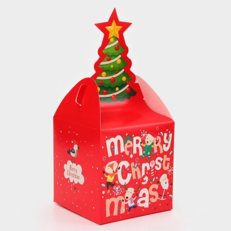 Recruitment box of New Year's "Christmas" mix 8.5 x 8.5 x 8.5 cm-4