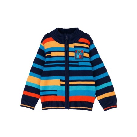 Cardigan striped for the boy PlayTode, height 80 cm-4