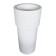 Kashpo for flowers "candle" 38.5x80 cm, 25 l, color white granite