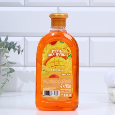 Shower gel, 500 ml, mango aroma, beauty pantry