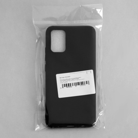 Innovation cover, for Samsung Galaxy A02S, silicone, matte, black-9