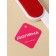 Cardinal clothing brush, bilateral, 25.5 × 6 × 2.5 cm