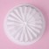 Form for mousse desserts and baking of the “origami”, silicone, 18.5 × 18.5 cm, white color