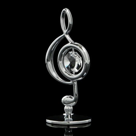 Souvenir "Violin key", 3 × 3.6 × 7.8 cm, with crystals-1