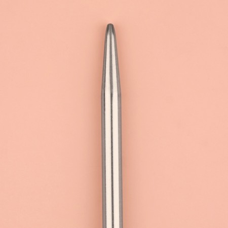 Knitting needles, straight lines, d = 5 mm, 35 cm, 2 pcs-3