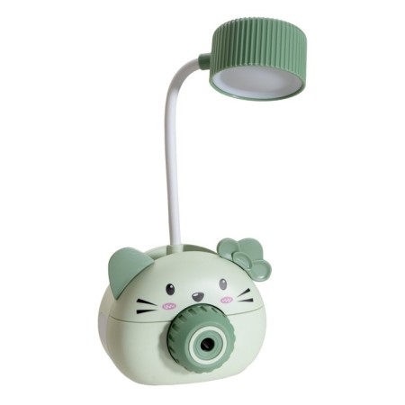 Table lamp "Delhi" LED 2 modes 2W USB green 11.7x7x12 cm Risalux-14