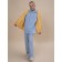 Vit for girls, height 128 cm, yellow color