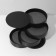 Universal “Casket” stand round, 4 sections, 10 × 10 × 10cm, black color black
