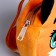 Baby backpack for the girl "Fox Alice", 18x18 cm
