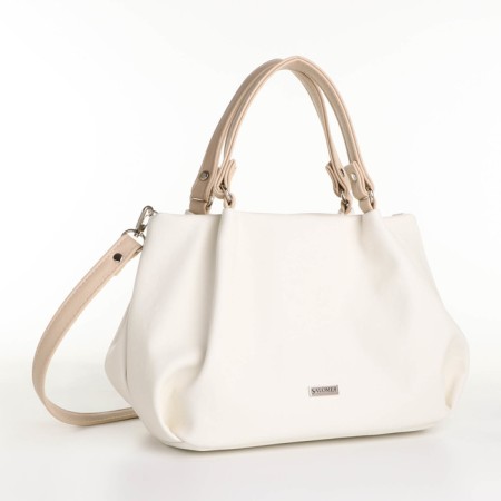 Bag-mech-mezzan is a zipper, white color-3