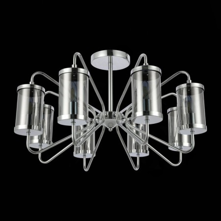 Ceiling EVOLUCE lamp. Sle102302-08. Valieri. 8x40 watts, E14, 68x68x39 cm, chromium color-3
