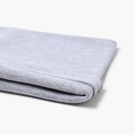 Kit for children (hat, snood), color gray melange/family, size 50-52-2