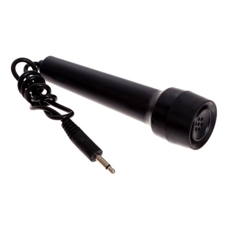 Synthesizer "Children's", 37 keys, with a microphone, black color-5