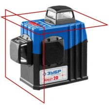 Laser bison Cross 2D 34907-2, 2x360 °, 20m/70m, acc. +/- 0.3 mm/m, tripod