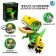 Dinosaurus “Dinobot” IQ Bot, interactive: reacts to touch, sound, light, metal, batteries, green