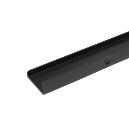 Profile handle Cappio RT001BL, l = 400 mm, m/o 256 mm, black color black-4