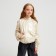 Jacket (bomber) children's minku: casual collection kids beige color, height 122