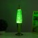 Lava-lamp "Rocket" 1x30W E14-R39 (sparkles) green 11x11x41cm