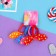 Hair gum "Funny ears" (set 4 pcs) stars, 4 cm, mix