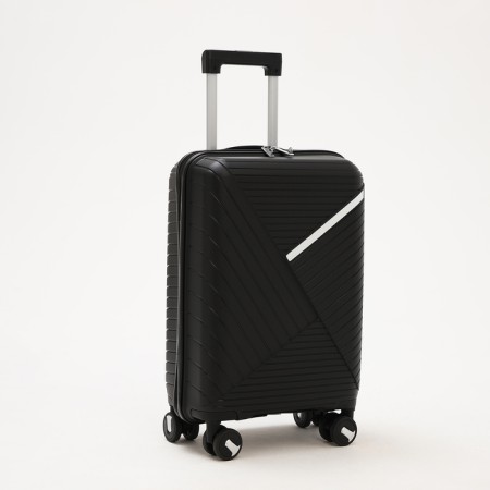 Small suitcase 20 ", lightning department, code castle, 4 wheels, black color-1